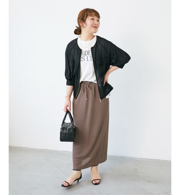  「《手洗い可能》RIDES DANS L'EAUロゴTシャツ」|Tシャツ・カットソー|