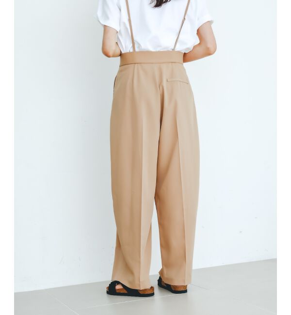  「komatsu.サスペンダーカーブパンツ」|その他|