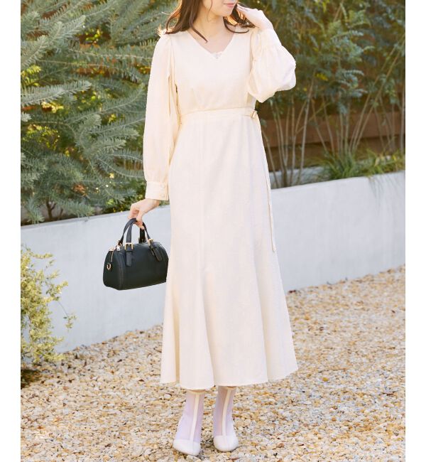 MAJESTICLEGON「スリットスリーブマーメイドワンピース」|ワンピース|ｱｲﾎﾞﾘｰ柄