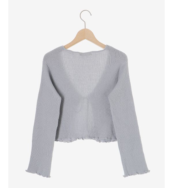  「パールチェーンキャミセットカーディガン」|カーディガン|