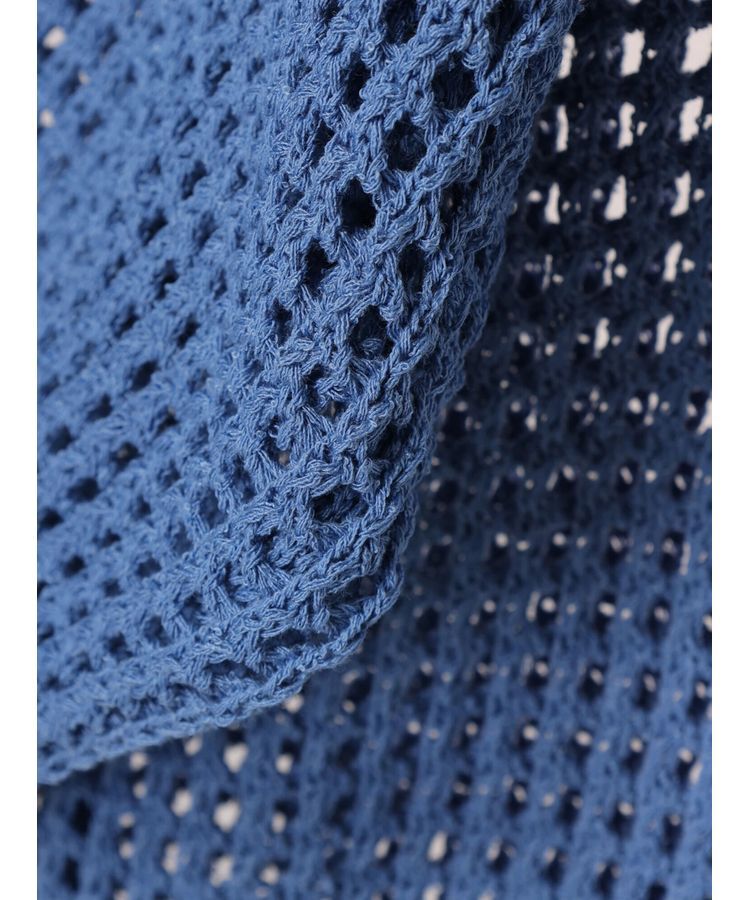 earth music&ecology「メッシュジップカーディガン」|カーディガン|