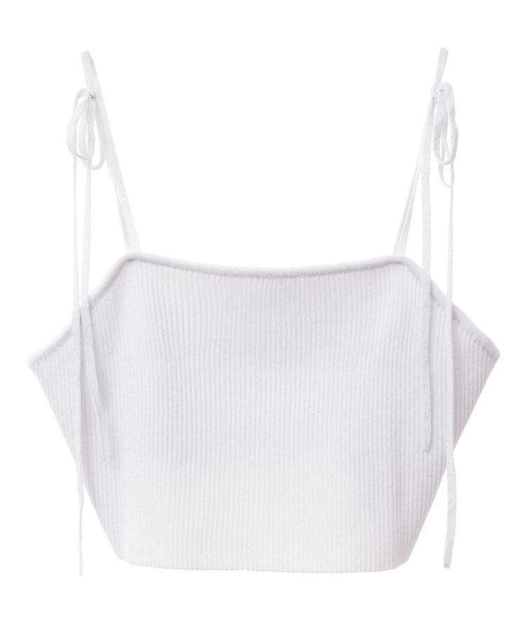 earth music&ecology「ラメリブニットビスチェ」|ベスト・ジレ|