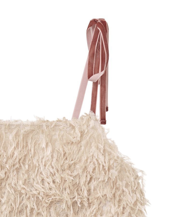 earth music&ecology「【WEB限定】ベロアリボンフェザービスチェ」|ベスト・ジレ|