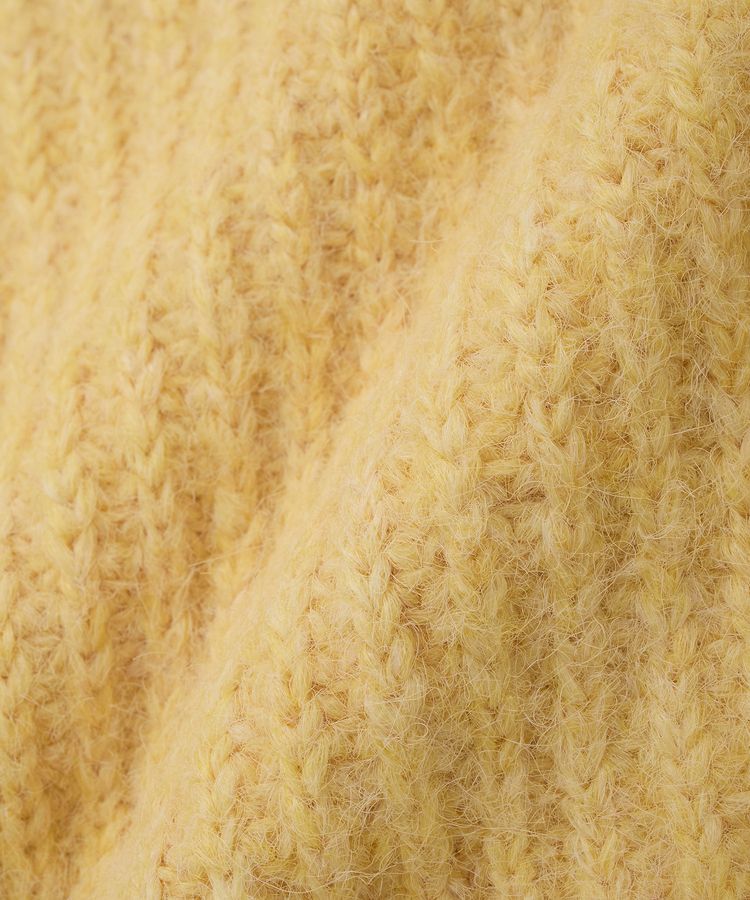 earth music&ecology「【WEB限定】ゴールド釦ショートニットカーディガン」|カーディガン|