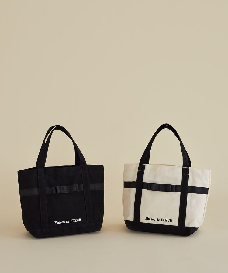 Maison de FLEUR「マルチポケット帆布トートSバッグ」|トートバッグ|