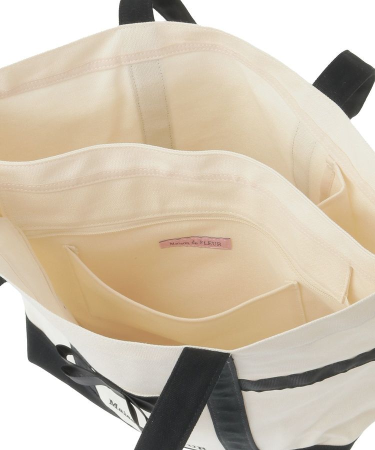 Maison de FLEUR「マルチポケット帆布トートMバッグ」|トートバッグ|