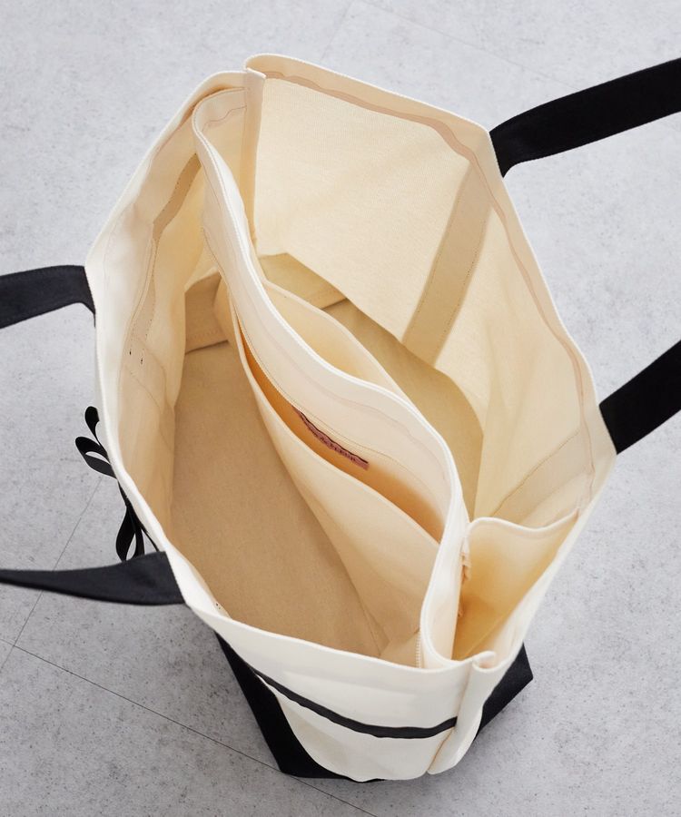 Maison de FLEUR「マルチポケット帆布トートMバッグ」|トートバッグ|