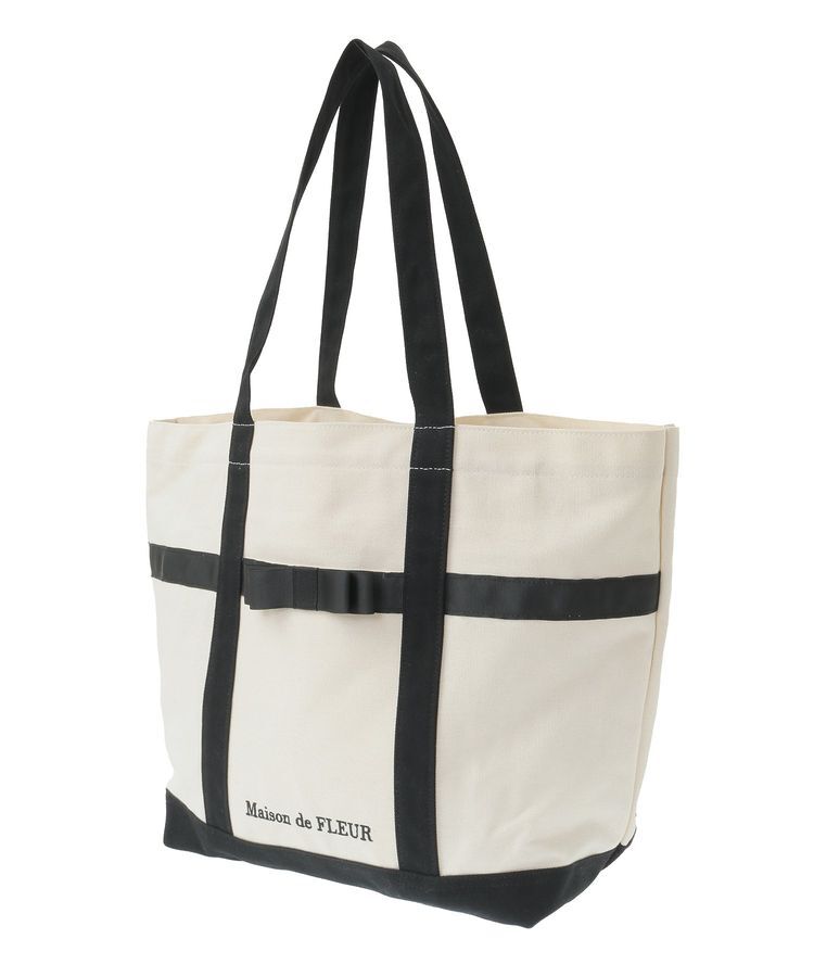 Maison de FLEUR「マルチポケット帆布トートMバッグ」|トートバッグ|