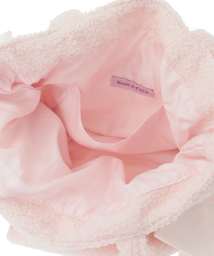 Maison de FLEUR「ボアダブルリボントートバッグ」|トートバッグ|
