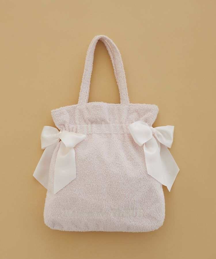 Maison de FLEUR「ボアダブルリボントートバッグ」|トートバッグ|