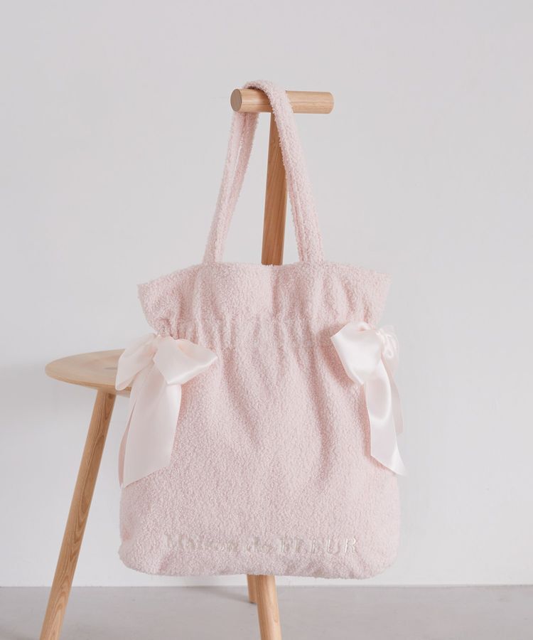 Maison de FLEUR「ボアダブルリボントートバッグ」|トートバッグ|