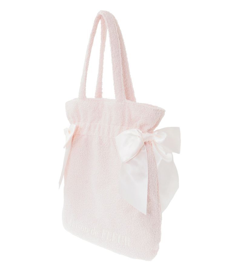 Maison de FLEUR「ボアダブルリボントートバッグ」|トートバッグ|