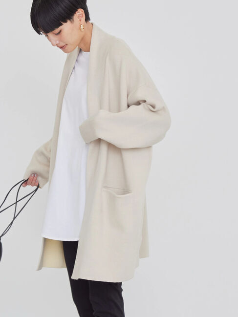  「バイカラーニットコーディガン」|カーディガン|