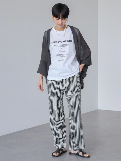 AMERICAN HOLIC「ニュアンスメッシュカーディガン」|カーディガン|