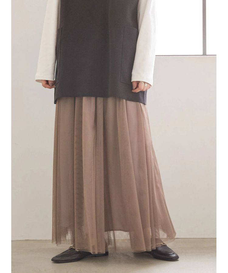 AMERICAN HOLIC「チュールギャザースカート」|スカート|