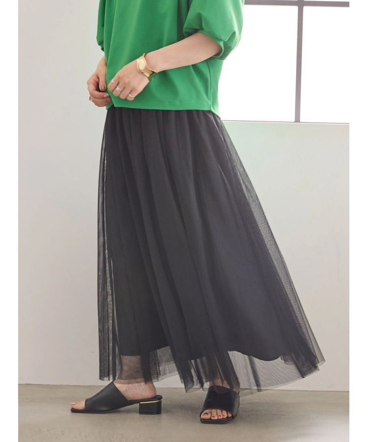 AMERICAN HOLIC「チュールギャザースカート」|スカート|
