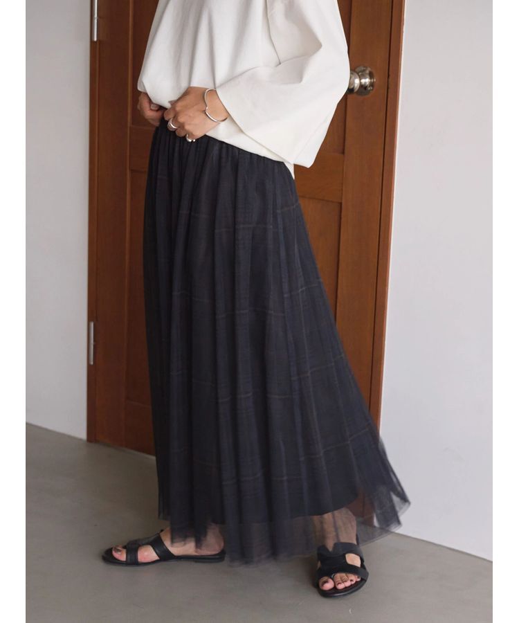 AMERICAN HOLIC「チュールギャザースカート」|スカート|