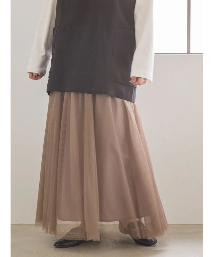 AMERICAN HOLIC「チュールギャザースカート」|スカート|