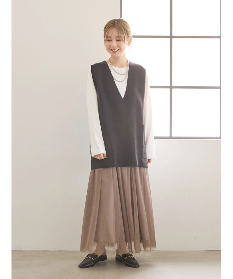 AMERICAN HOLIC「チュールギャザースカート」|スカート|