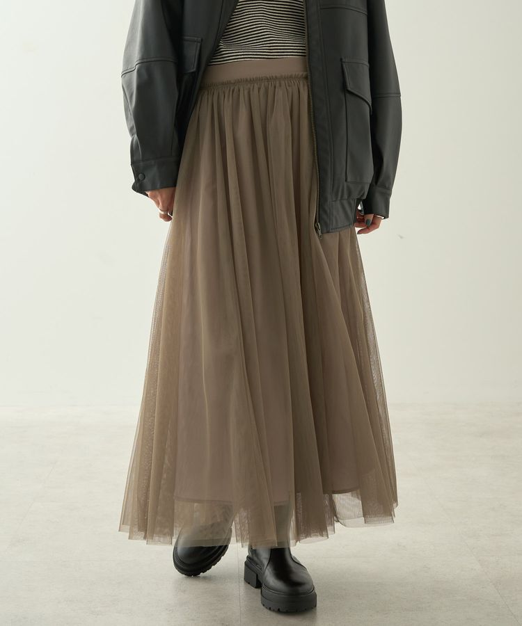 AMERICAN HOLIC「チュールギャザースカート」|スカート|
