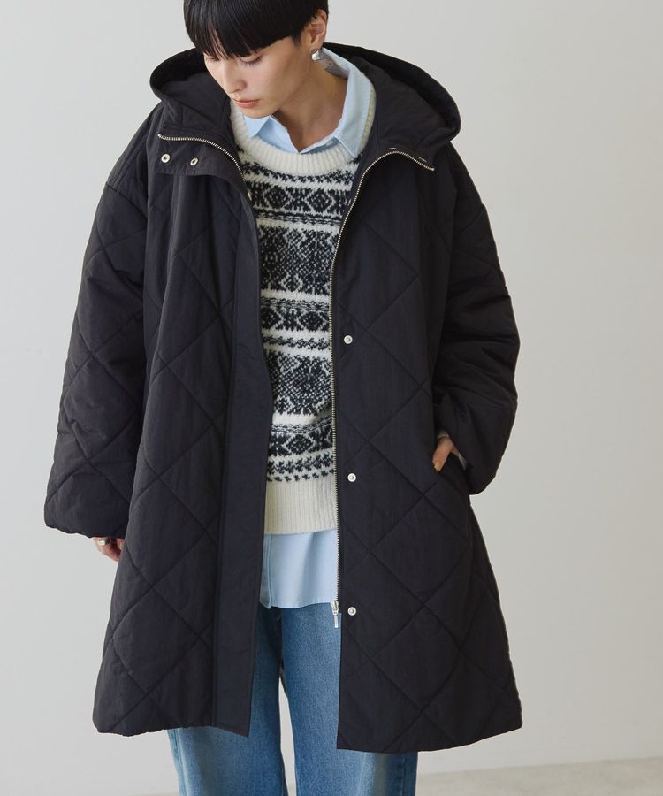 AMERICAN HOLIC「軽ポカフーディーキルティングコート」|その他|