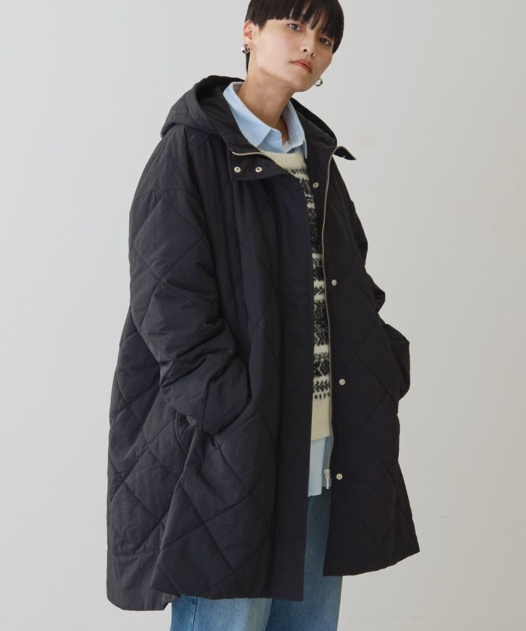 AMERICAN HOLIC「軽ポカフーディーキルティングコート」|その他|