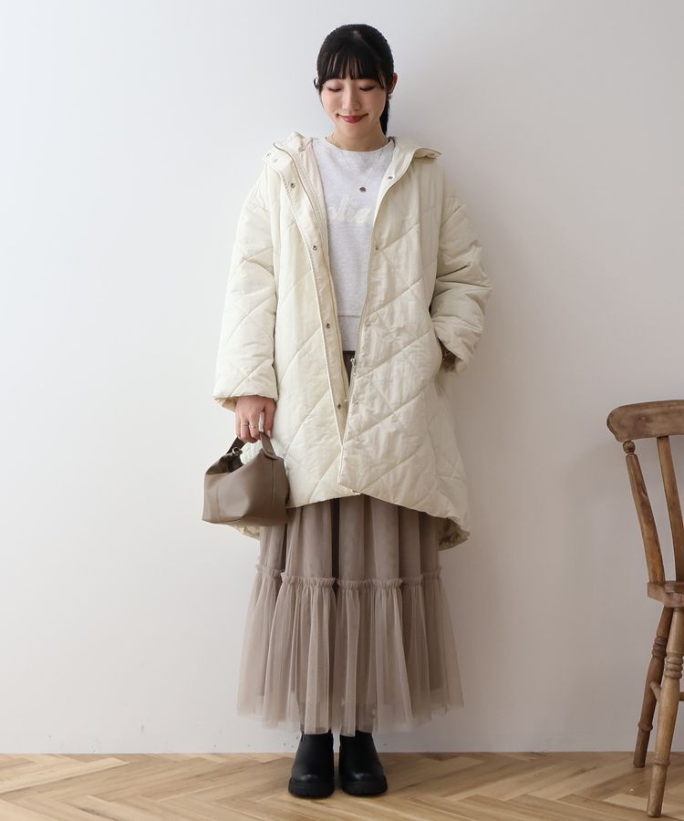 AMERICAN HOLIC「軽ポカフーディーキルティングコート」|その他|