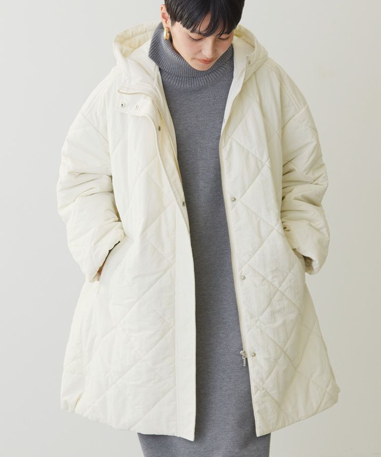 AMERICAN HOLIC「軽ポカフーディーキルティングコート」|その他|