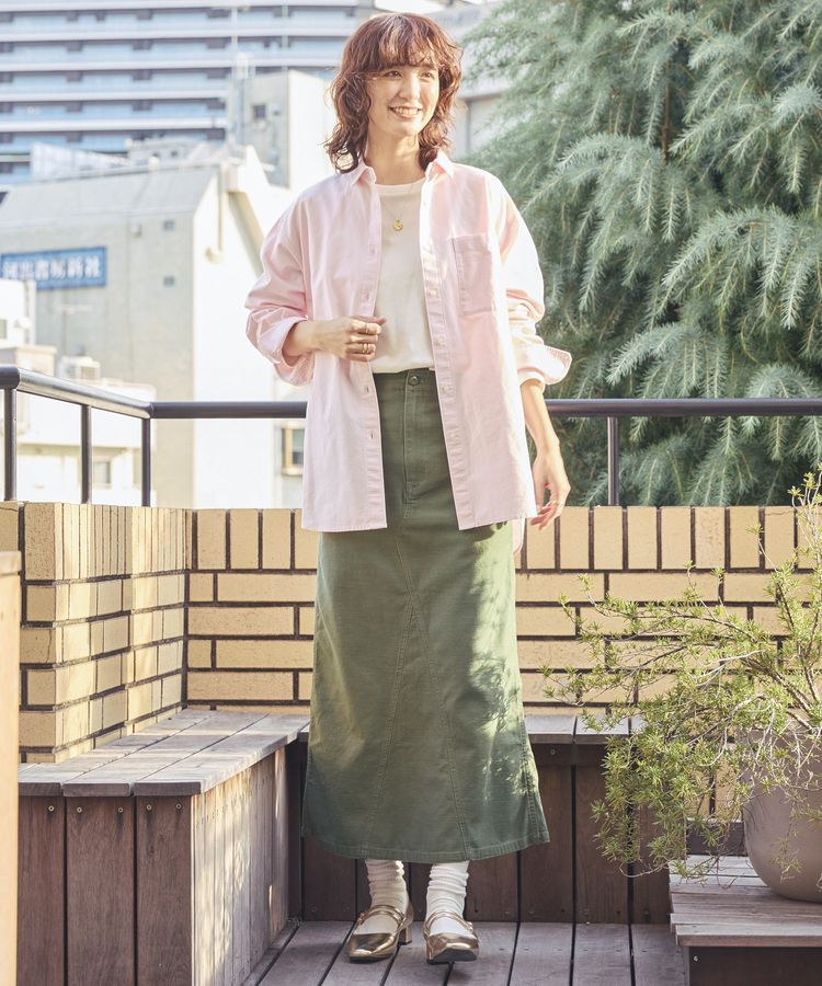 AMERICAN HOLIC「UVカットリサイクルコットンオックスシャツ」|シャツ・ブラウス|