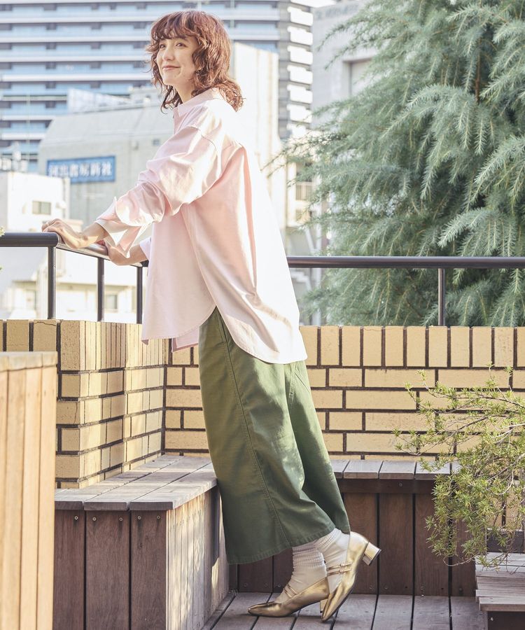 AMERICAN HOLIC「UVカットリサイクルコットンオックスシャツ」|シャツ・ブラウス|