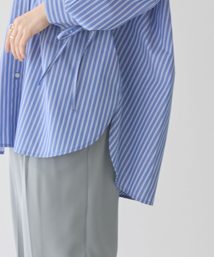 AMERICAN HOLIC「イージーケアバックギャザーリボンシャツ」|シャツ・ブラウス|