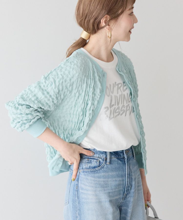 AMERICAN HOLIC「ぽこぽこカットカーディガン」|カーディガン|