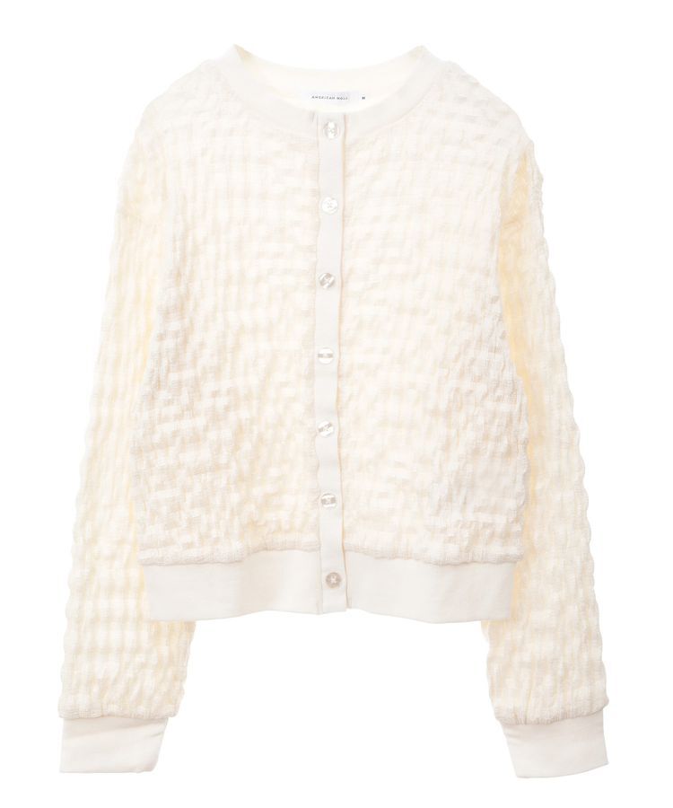 AMERICAN HOLIC「ぽこぽこカットカーディガン」|カーディガン|