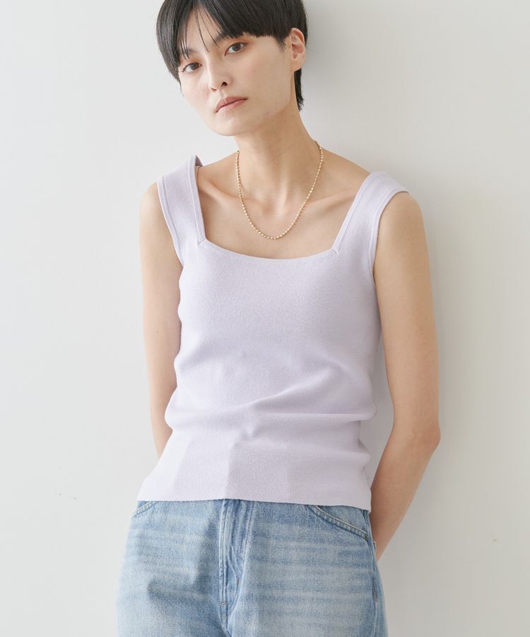 AMERICAN HOLIC「総針スクエアタンクトップ」|インナー|
