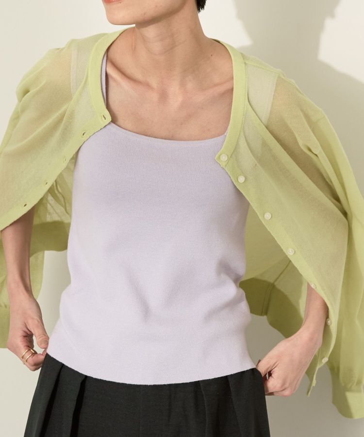 AMERICAN HOLIC「総針スクエアタンクトップ」|インナー|