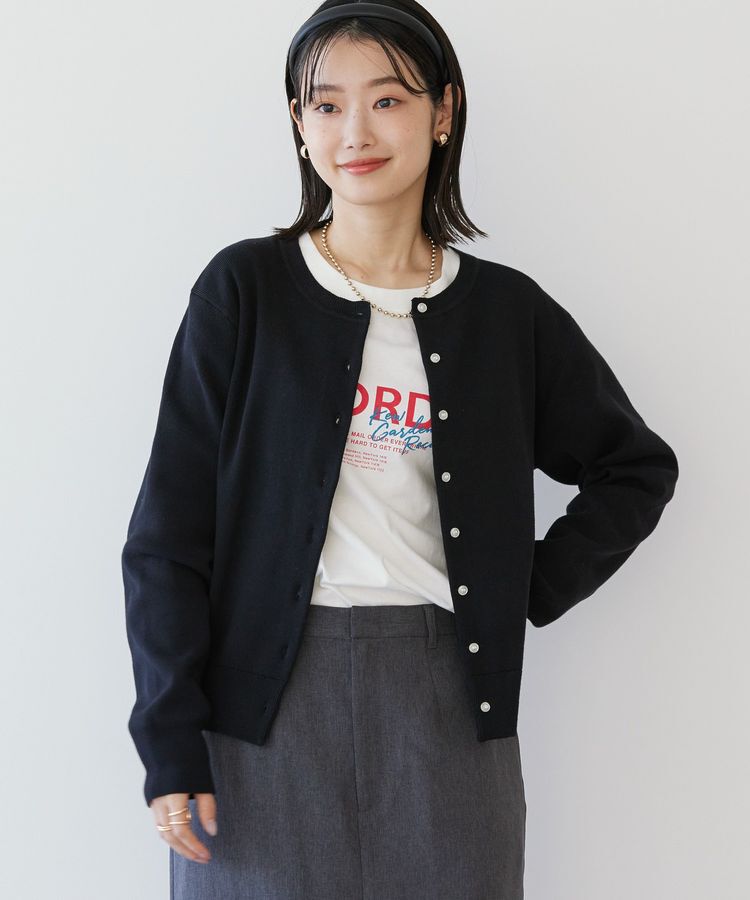 AMERICAN HOLIC「クルーネックニットカーディガン」|カーディガン|