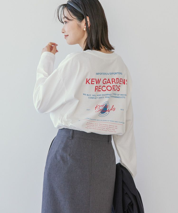 AMERICAN HOLIC「RECORDSロングTシャツ/チュニック」|Tシャツ・カットソー|