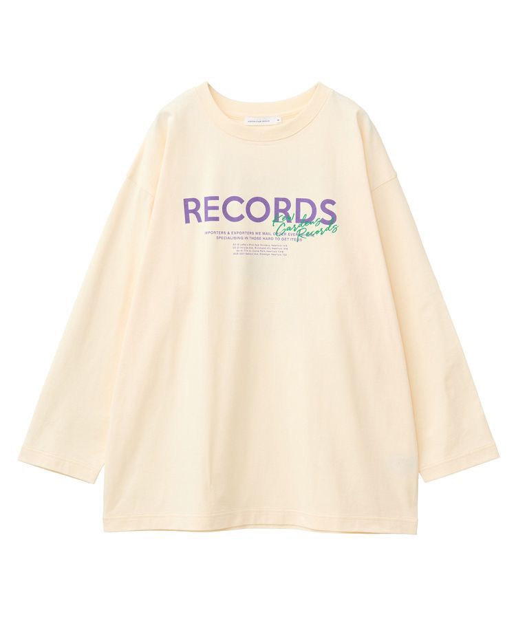 AMERICAN HOLIC「RECORDSロングTシャツ/チュニック」|Tシャツ・カットソー|