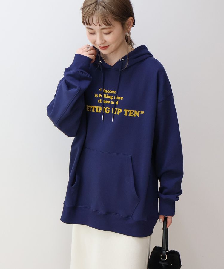 AMERICAN HOLIC「フロッキーロゴプリント裏毛パーカー」|スウェット・ジャージ|