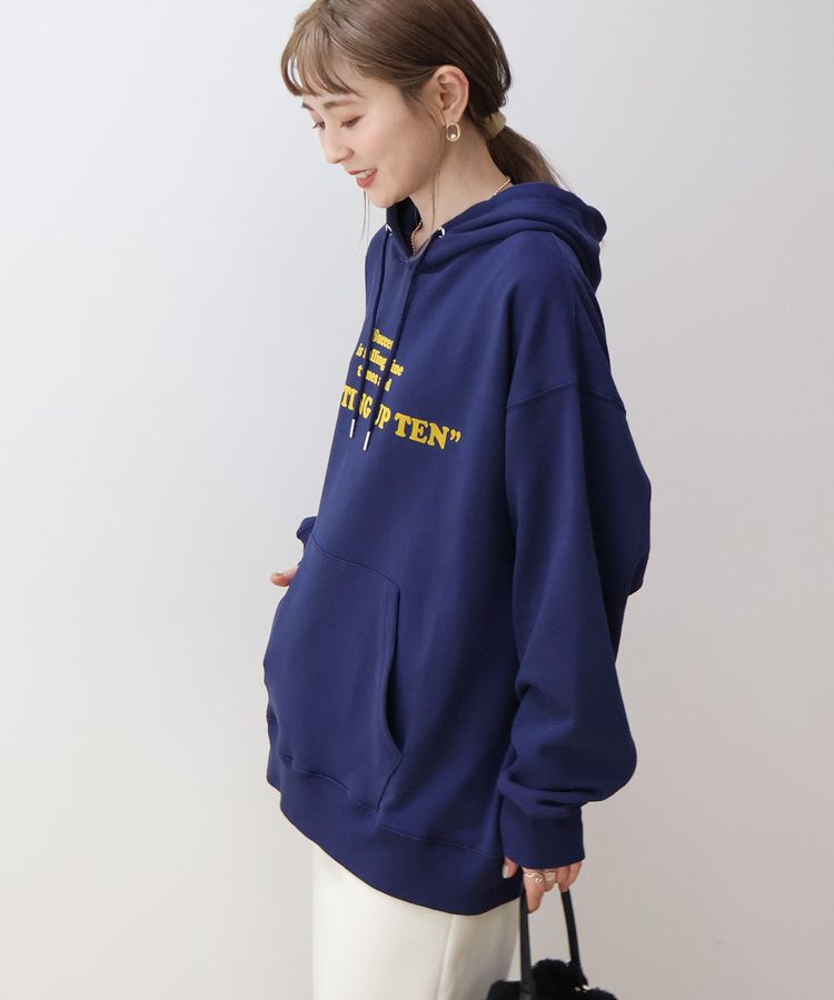 AMERICAN HOLIC「フロッキーロゴプリント裏毛パーカー」|スウェット・ジャージ|