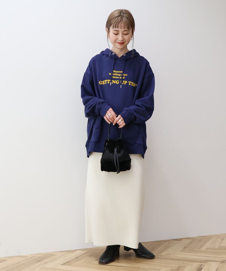 AMERICAN HOLIC「フロッキーロゴプリント裏毛パーカー」|スウェット・ジャージ|