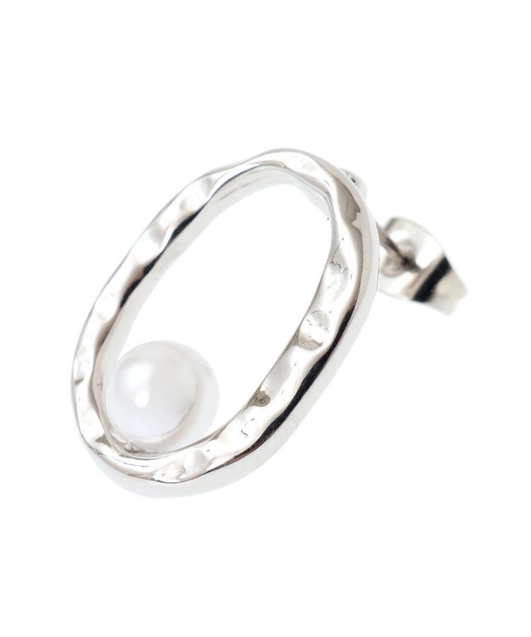 AMERICAN HOLIC「オーバルパールピアス」|ピアス|