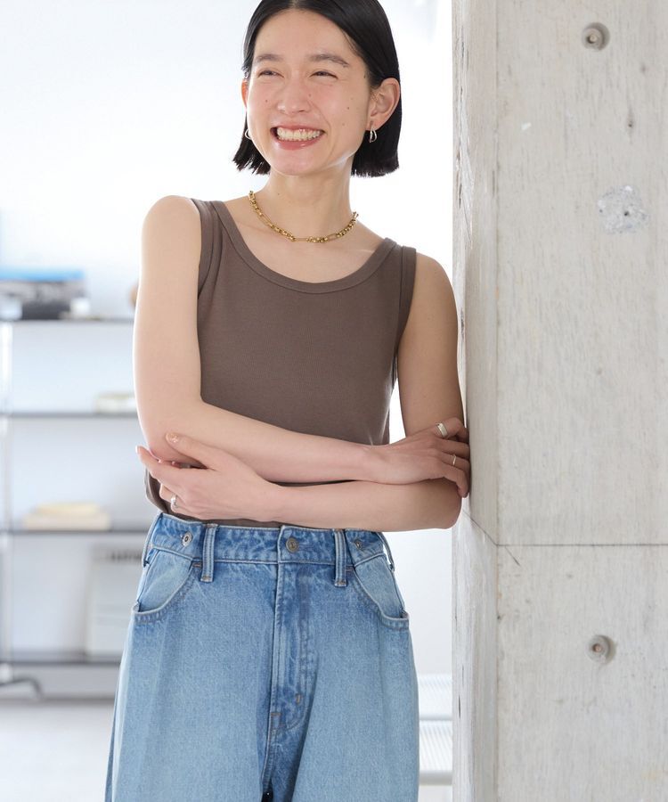 AMERICAN HOLIC「抗菌防臭テレコタンクトップ」|インナー|