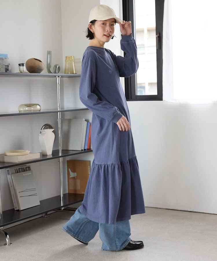 AMERICAN HOLIC「丈違いロゴティアードカットワンピース」|ワンピース|