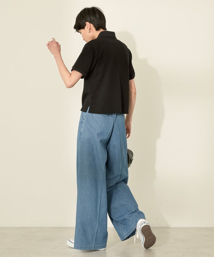 AMERICAN HOLIC「ライトオンススーパーワイドデニム」|デニム|