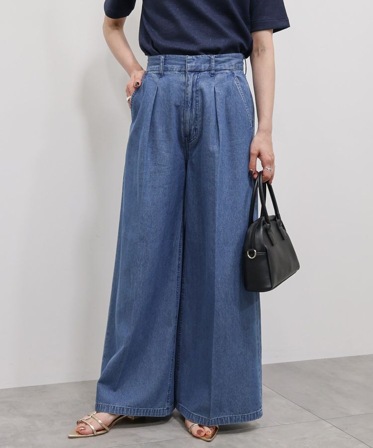 AMERICAN HOLIC「ライトオンススーパーワイドデニム」|デニム|