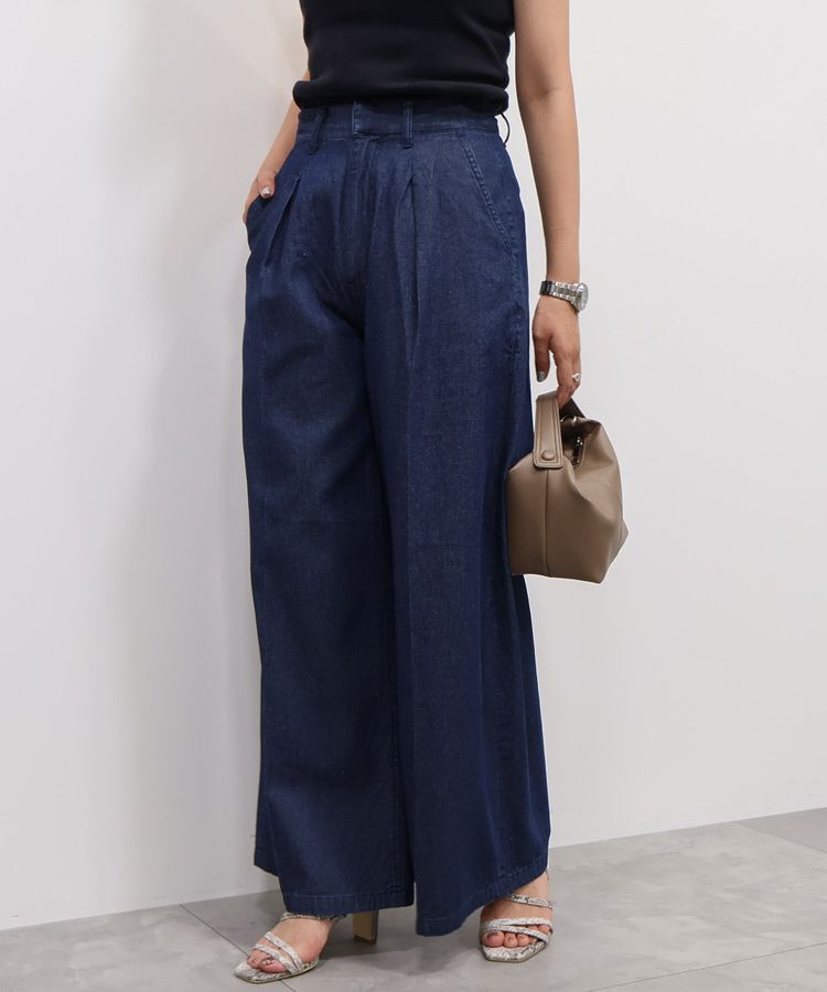 AMERICAN HOLIC「ライトオンススーパーワイドデニム」|デニム|