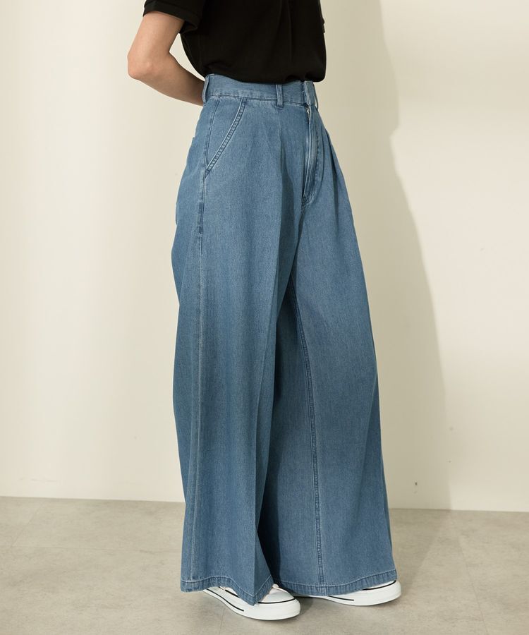 AMERICAN HOLIC「ライトオンススーパーワイドデニム」|デニム|