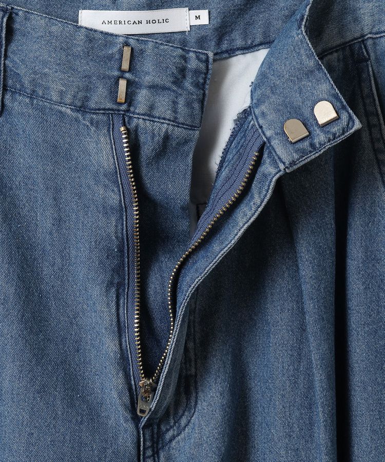 AMERICAN HOLIC「ライトオンススーパーワイドデニム」|デニム|