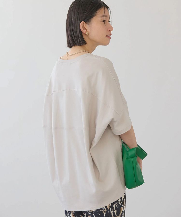 AMERICAN HOLIC「【WEB限定】UVカット+接触冷感 コクーンカットプルオーバー」|Tシャツ・カットソー|Gray Beige